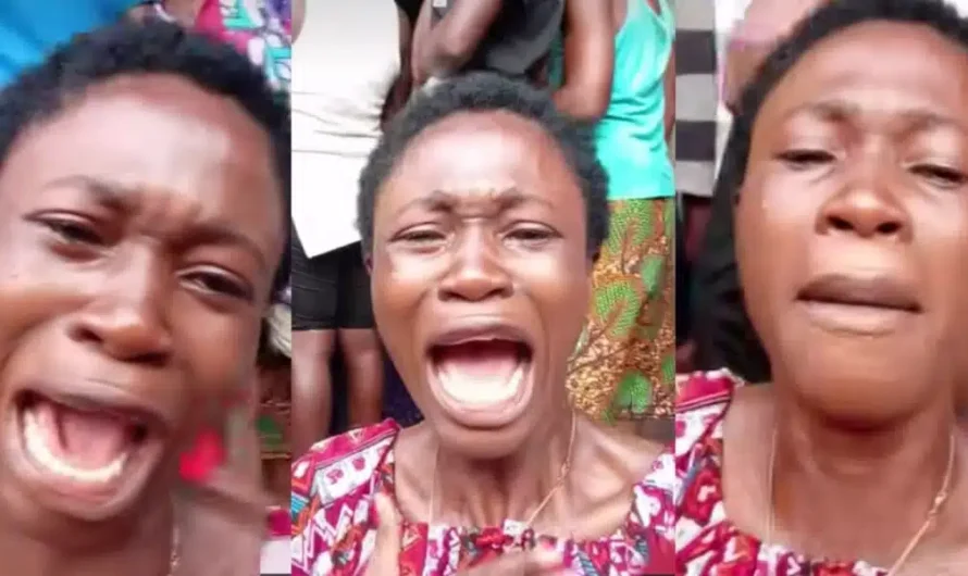 “A he@rtbre@k!ng video”-Young lady devastated as brother passes away, video stirs emotion.