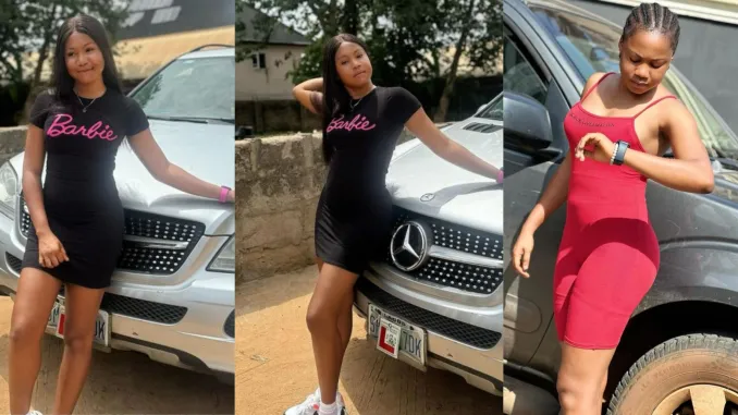 “Small But Mighty,” A Rising Star with Boundless Talent Celebrate as she lunch her new car. Posted in her Page(Photos)