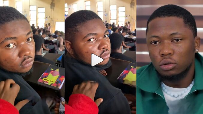 “Omor! see Duplicated Brain jotter”- Shock as Nigerian university student shares video of a friend that looks like real Brain Jotter(Video)