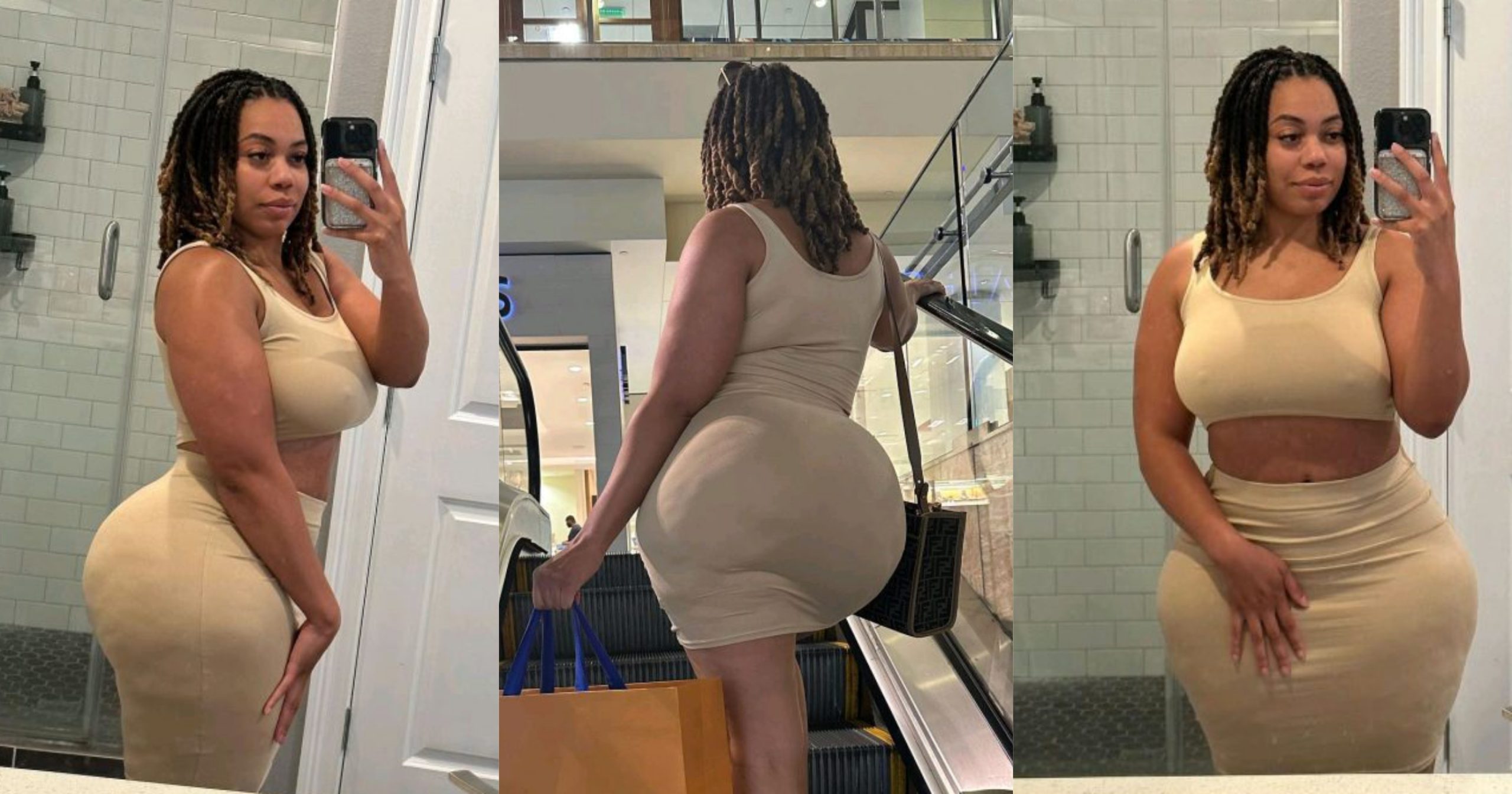 “Another moment shopping and flexing alone”- Single Ebony lady Lament as she Step out to Shop without a B0yfrnd(Video)