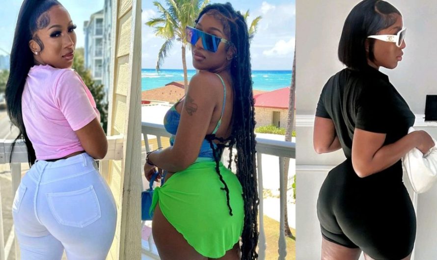 American Beauty lady w3nt v!ral on the internet buzz social media as she shows her pic collection.(Photos)