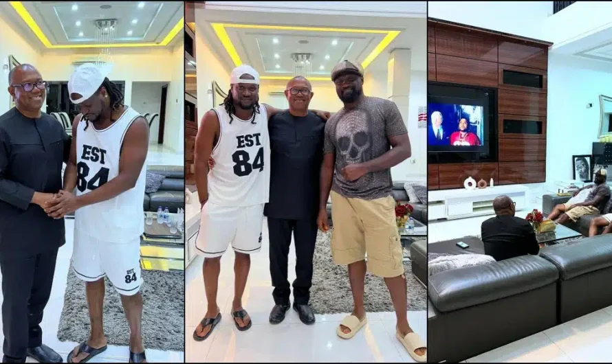 Peter Obi visits PSquare amidst ongoing brotherly beef(Photos)