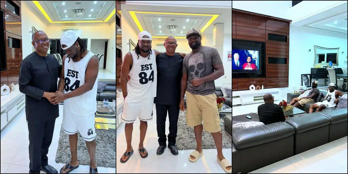 Peter Obi visits PSquare amidst ongoing brotherly beef(Photos)